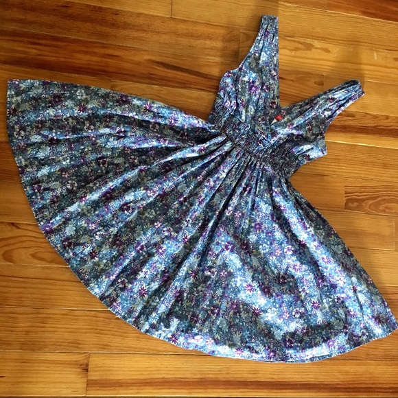 H&M Dresses & Skirts - H&M Floral Dress Adorable V Neckline Blue & Purple